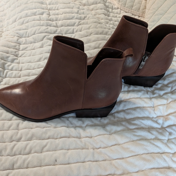 Nine West Brown Pointed Toe Ankle Booties - Picture 8 of 8